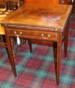 19th cent envelope games table