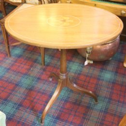 Oval Tip-Up Table - SOLD