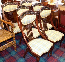 Set of 6 Art Nouveau Chairs