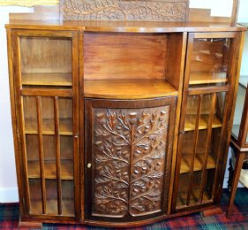 Thistle Carved Cabinet (Skibo Interest )