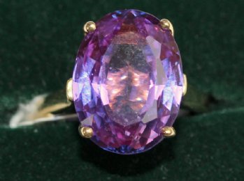 9ct Gold Amethyst Ring - SOLD