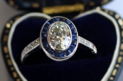 Art Deco,Platinum & Diamond Ring - SOLD