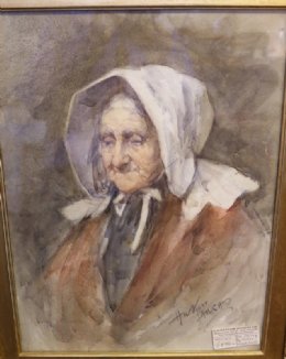 Old Lady - Henry Wright Kerr (oil)