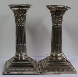 Silver Candlesticks - SOLD