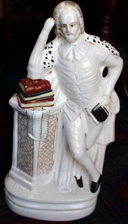 Staffordshire Figure of Shakespeare - SOLD