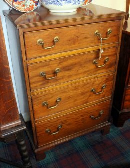 19th cent Mahogany Chest - SOLD