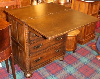 Oak Table Top Chest - SOLD