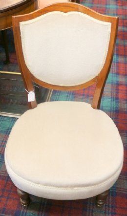 Small Mahogany Framed Chair - SOLD