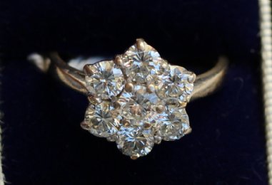 18ct Gold, Diamond Ring - SOLD