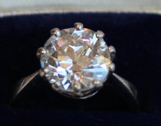 Approx 3.65 ct Diamond Solitaire Ring - SOLD