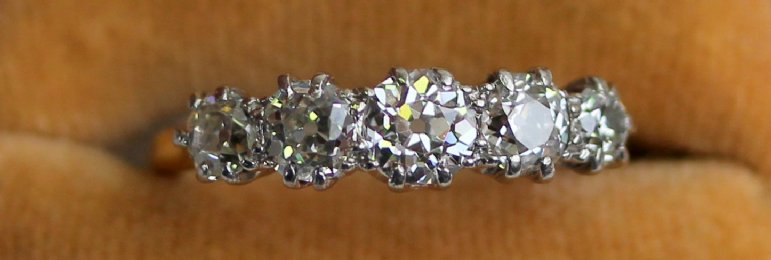 5 Stone Diamond Ring  - SOLD