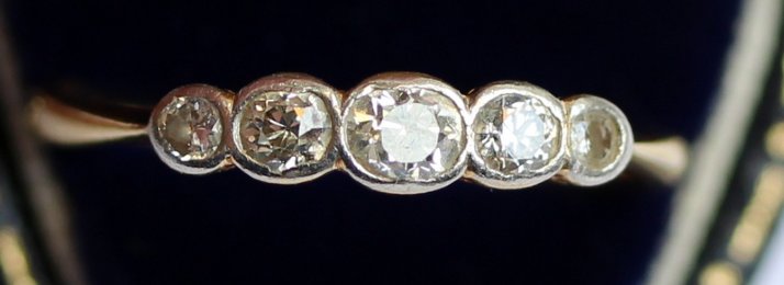 5 Stone Diamond Ring - SOLD