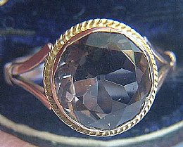 9ct Gold & Topaz Ring - SOLD