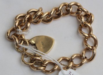 9ct Gold Bracelet - SOLD