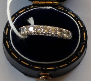 Diamond Half Hoop Ring