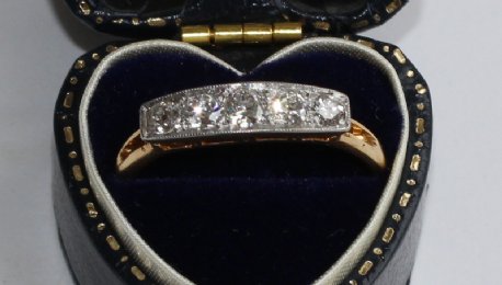 Gold & Diamond Ring C1920 - SOLD