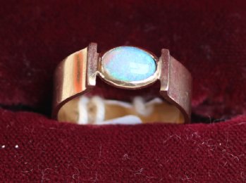 Gold, Opal Ring - SOLD