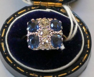 Gold,Sapphire & Diamond Ring - SOLD