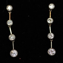 Old Cut Diamond Earrings - SOLD