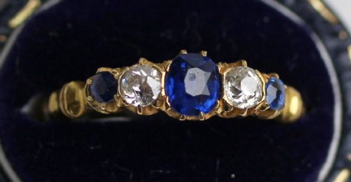 Sapphire & Diamond Ring - SOLD