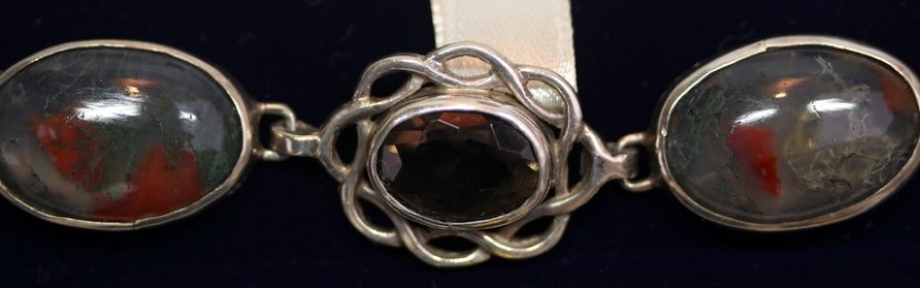 Silver & Agate Bracelet