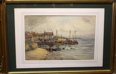 David Martin 1887-1925 Largo Harbour (Fife) - SOLD