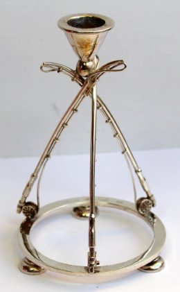 Candlestick Modelled as Fishing Rods - SOLD